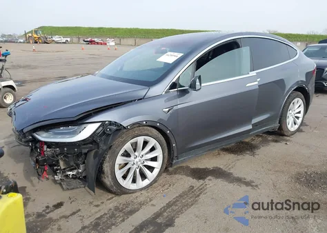 2021 Tesla Model X Long Range Dual Motor All-Wheel Drive/Long Range Plus Dual Motor All-Wheel Drive from USA, damaged, VIN 5YJXCBE25MF321650